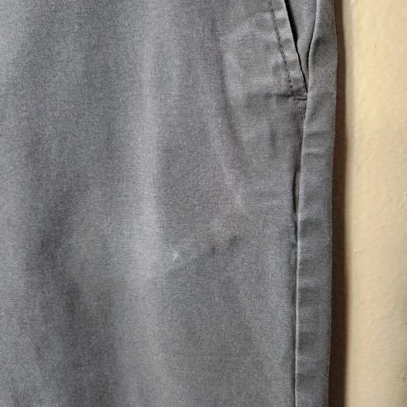 Banana Republic Mens Fulton Skinny Straight Chino Flint Gray Pants-Size 36x32 - Picture 4 of 9